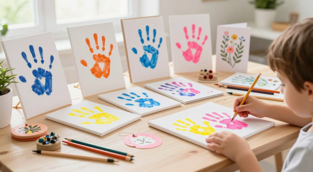 Handprint art for mom