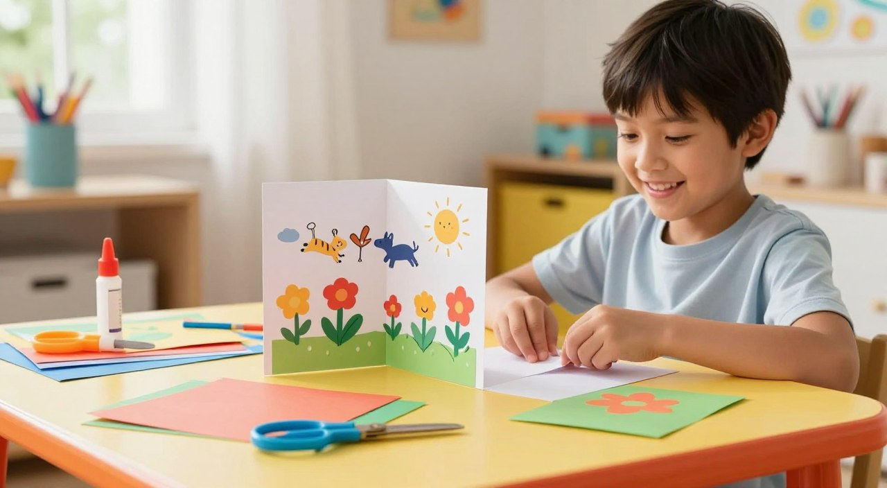 How to make a pop up card for kids